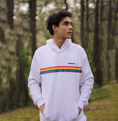 Hoodie Truman blanco